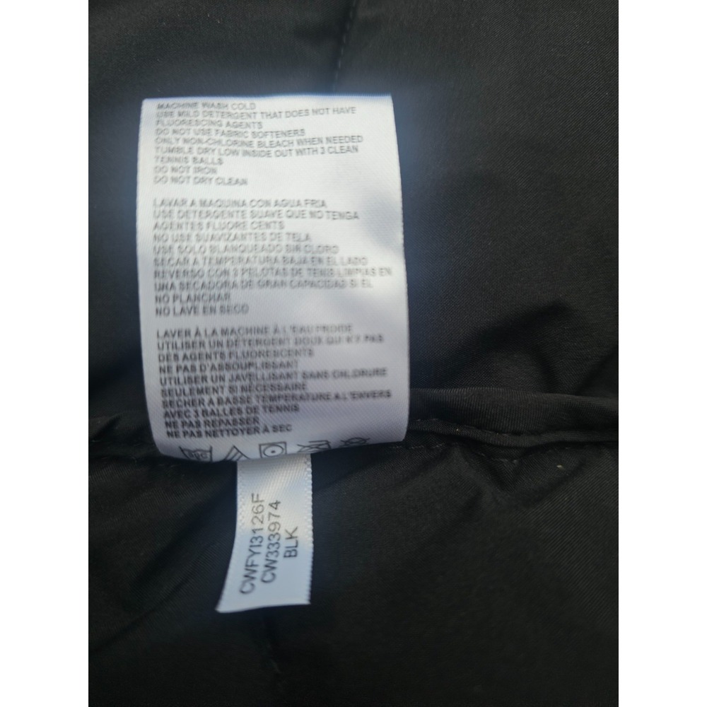 Calvin Klein Black Puffer Jacket Hood Fitted XL Athleisure Insulated Apres Ski - Picture 7 of 10